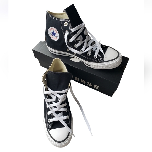 Chuck Taylor All Star Unisex Black Canvas High Top Shoe - M 4 /W 6 - Picture 10 of 10